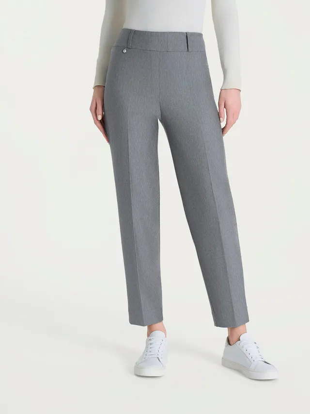 Ragno Compact pantalone a carota grigio mel. tapered