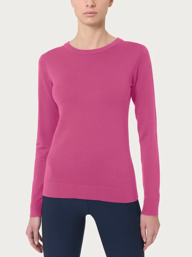 Ragno Four Seasons maglia girocollo Red Violet manica lunga