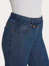 Ragno Super Denim Jeans Flare Cropped Light Denim tasche