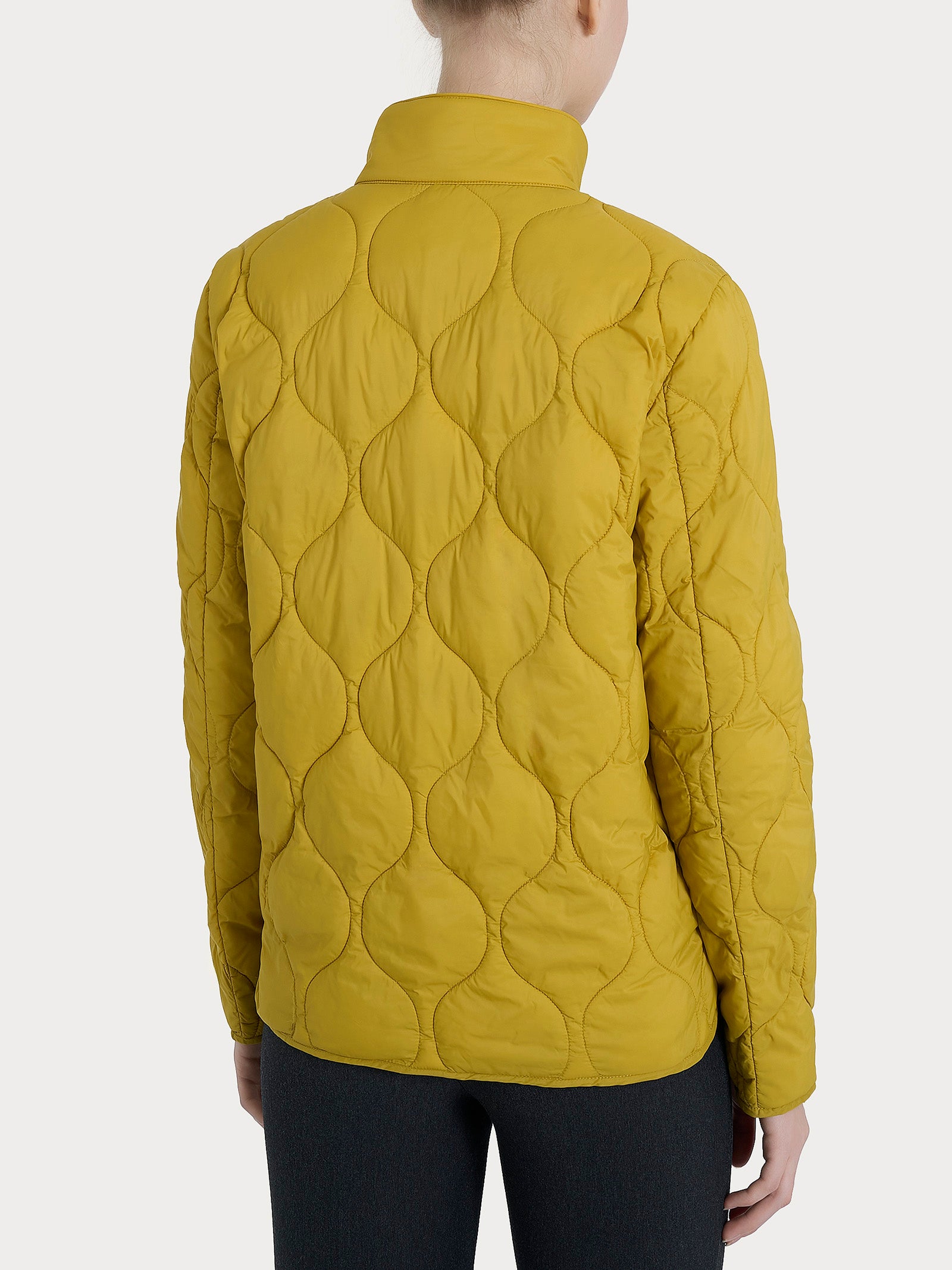 Ragno Onion Quilt Piumino puffer leggero Oil Yellow