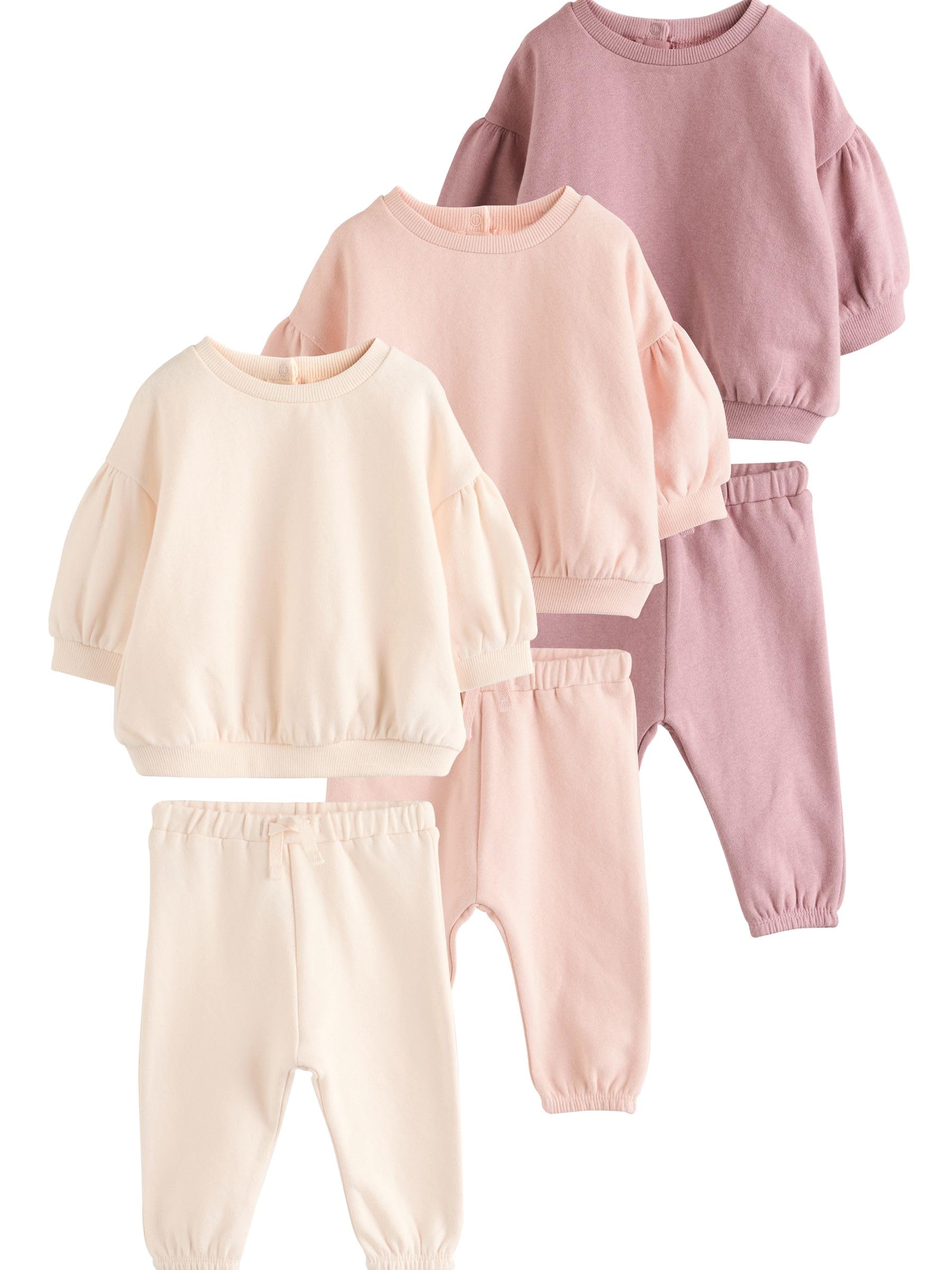 NEXT Set Felpa e Jogging Neonata 6 Pezzi 80-86