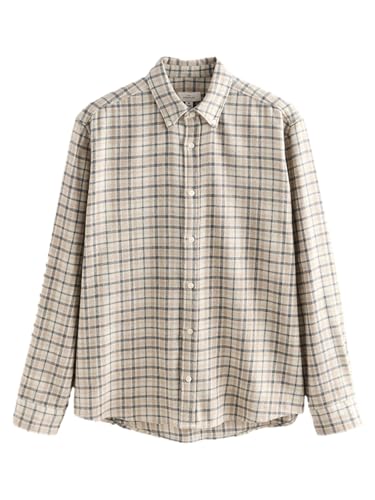 Next Signature camicia uomo quadri maniche lunghe M comoda