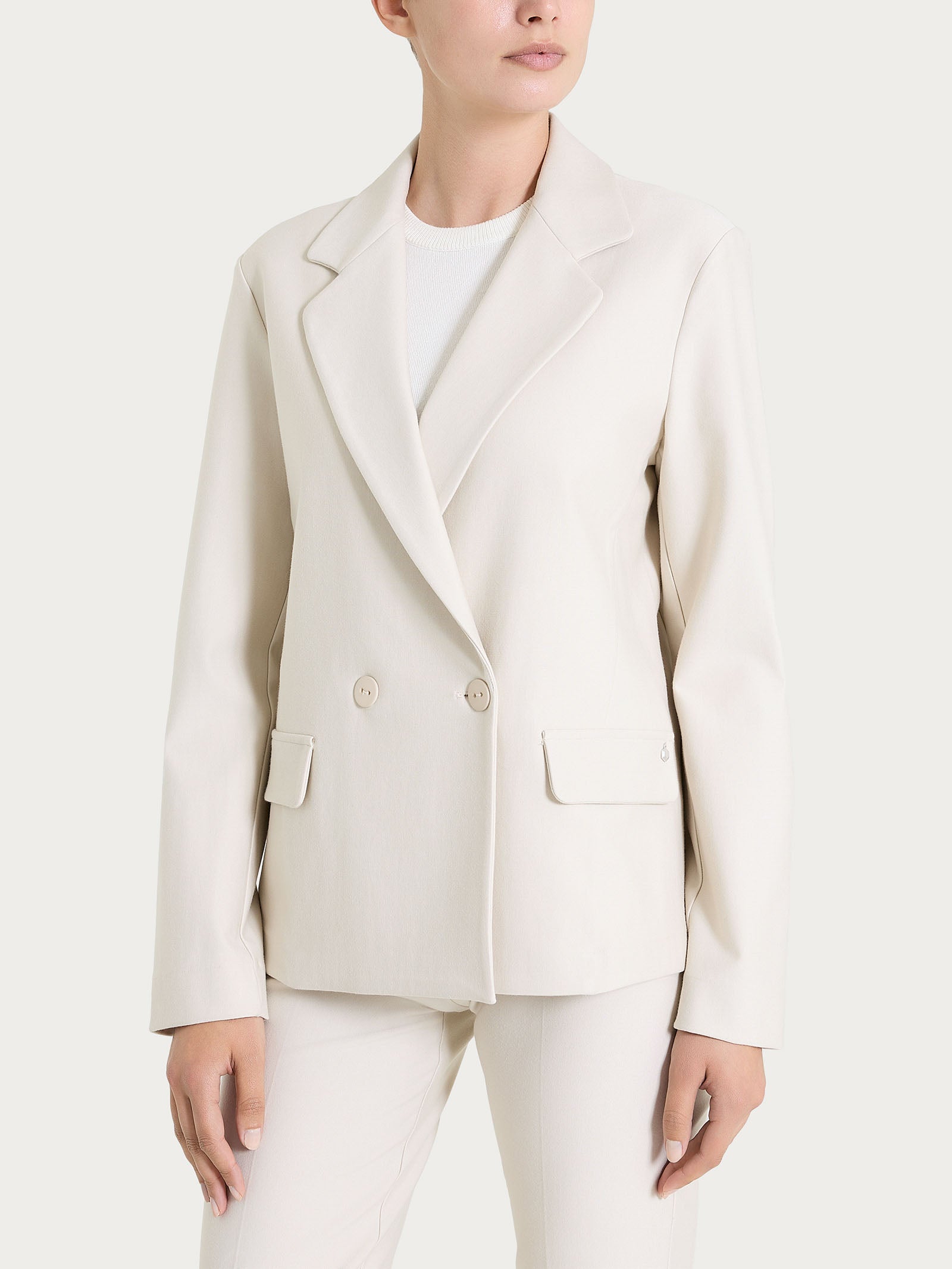 Ragno Compact Blazer Doppio Petto giacca champignon Champignon