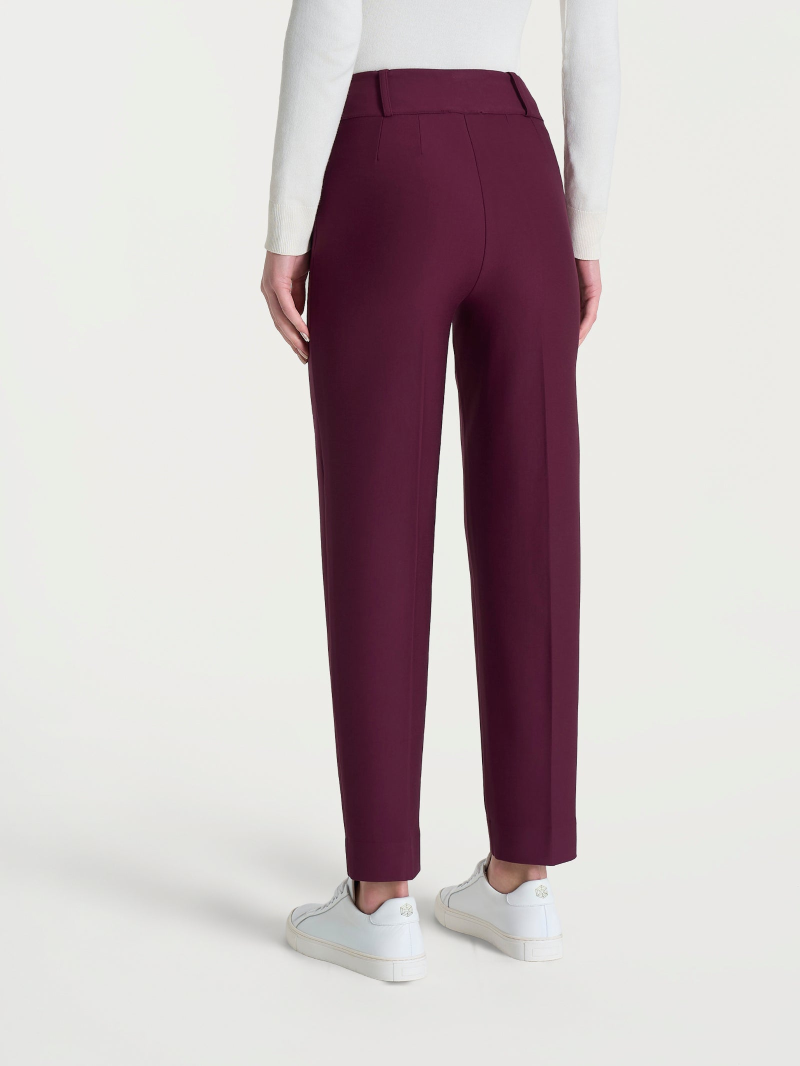 Ragno Compact pantalone carota donna Fig tapered elastico
