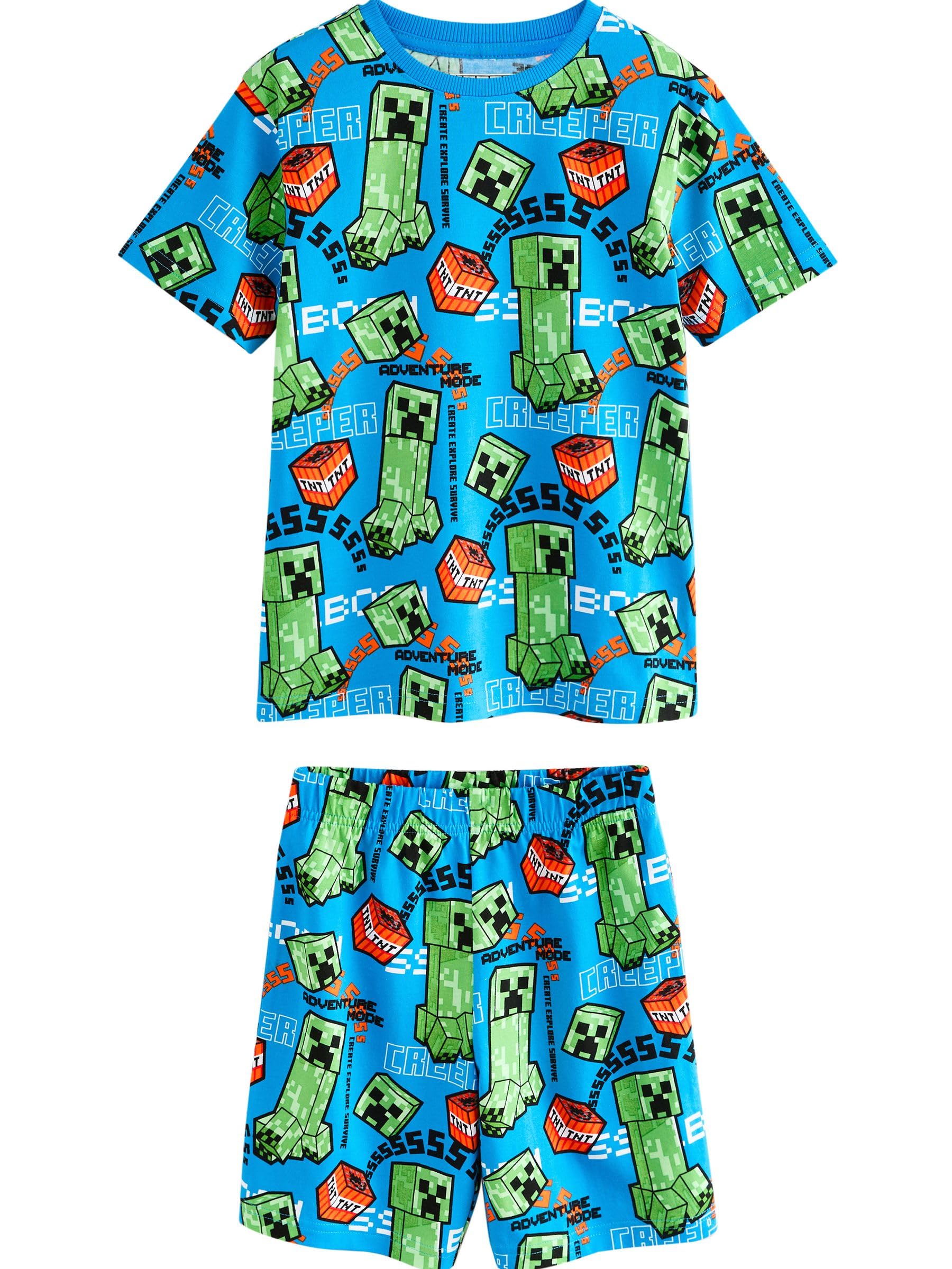 Next Minecraft pigiama corto ragazzo 116 2 pezzi cotone