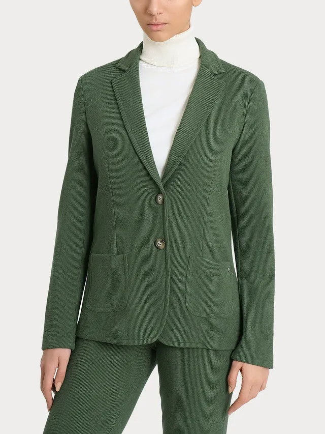 Ragno Velvet blazer due bottoni Bronze Green velluto
