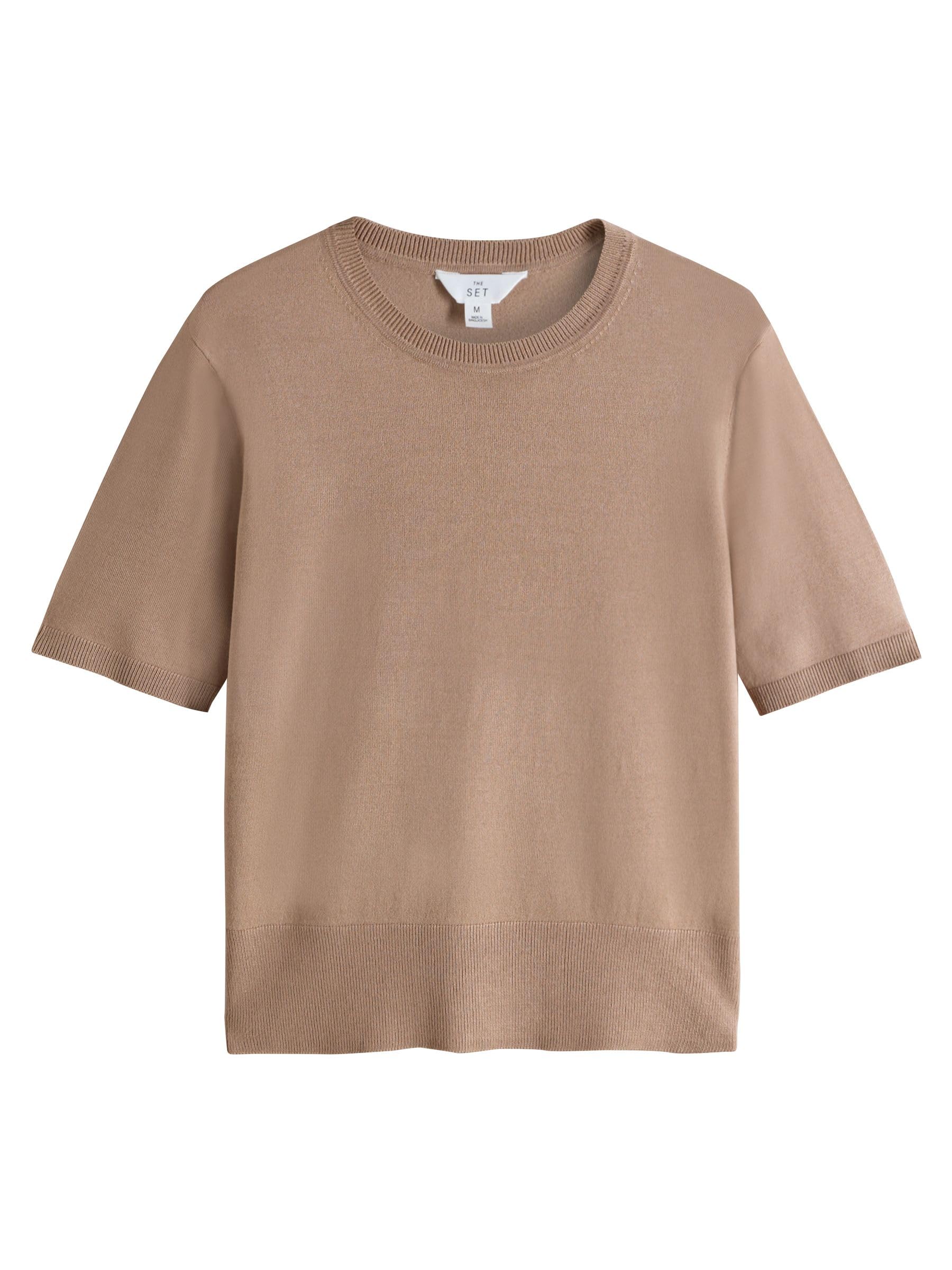 The Set t-shirt maglia trecce 4 pezzi maglia sottile
