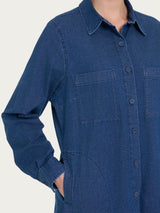 Ragno Super Light Denim Shacket Indigo leggera