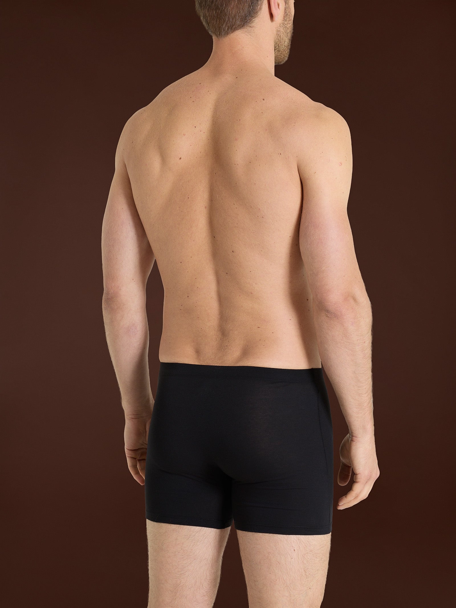 Ragno Hi-Tech parigamba boxer uomo nero cotone elasticizzato