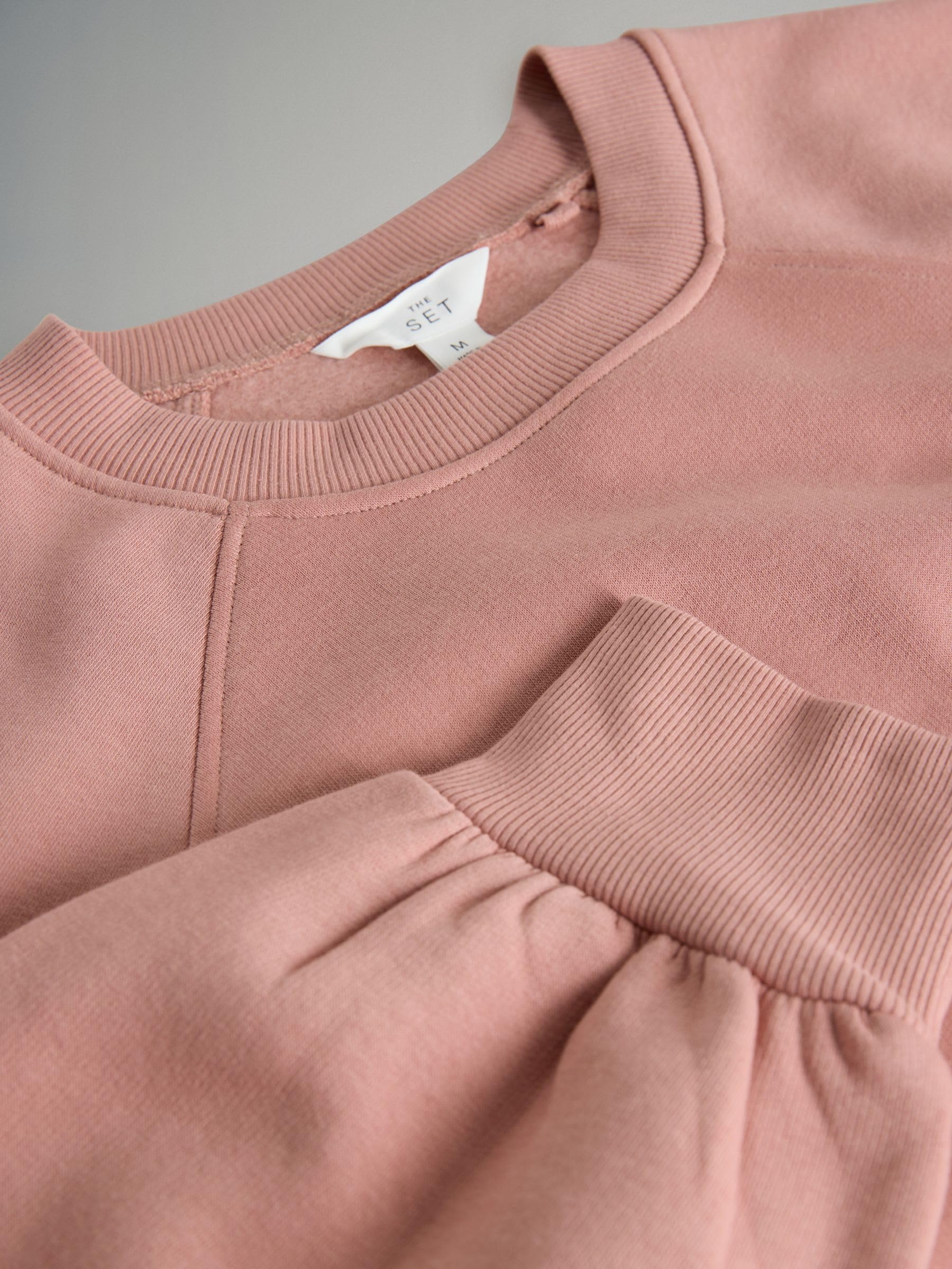 The Set completo felpa oversize maniche raglan donna