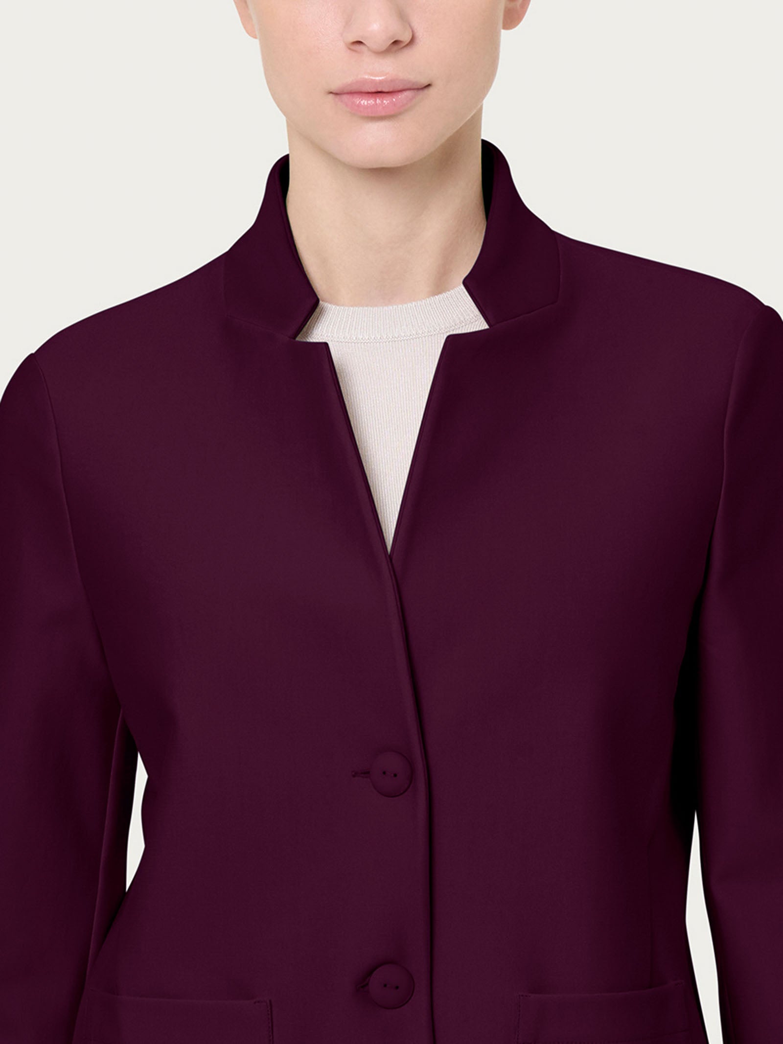 Ragno Compact blazer corto revers Fig