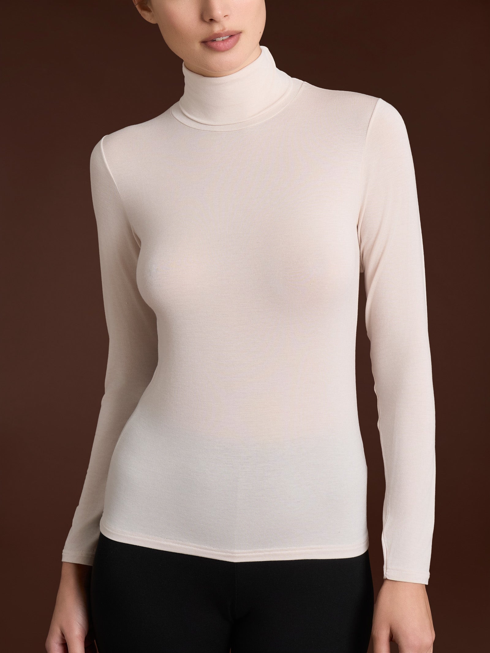 Ragno Tenderwool maglia dolcevita donna misto lana corda