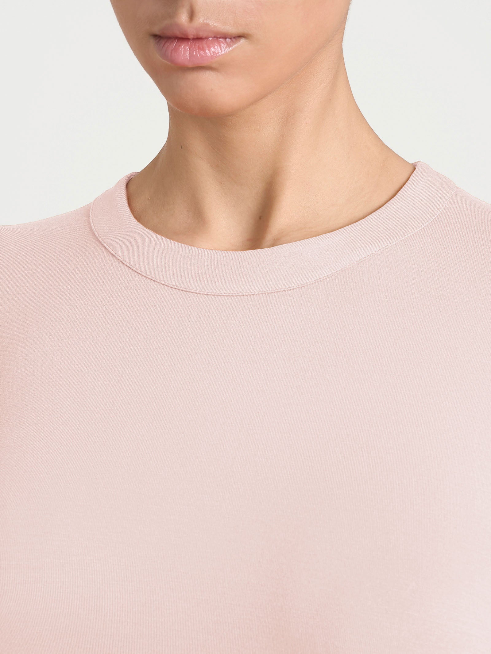 Ragno Viscosa Summer Maglietta Manica Lunga rosa elastica