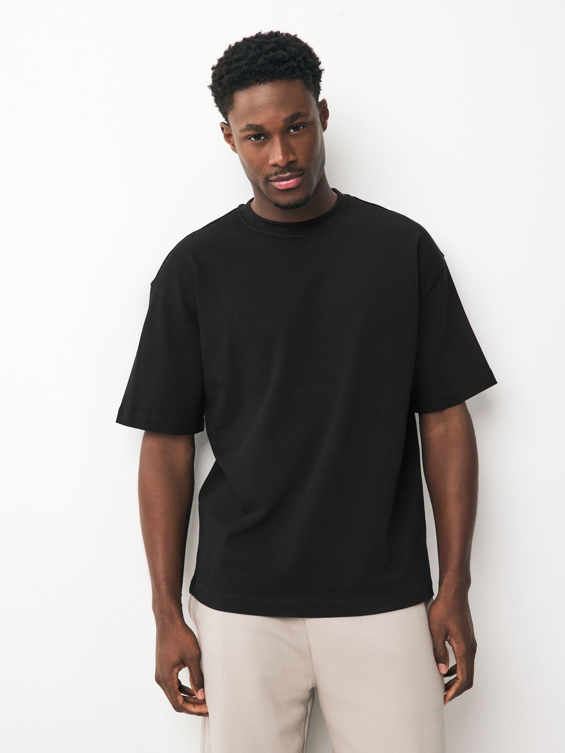 Next T-shirt Uomo 100% Cotone Confezione 5 Pezzi Taglia L