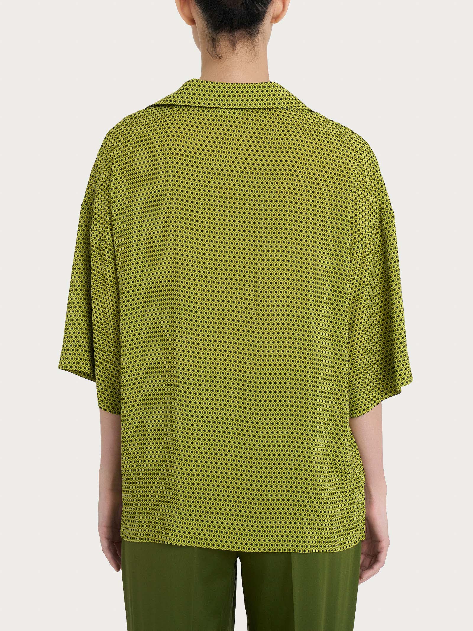 Ragno Ecoseta blusa donna viscosa Fant. Sphagnum