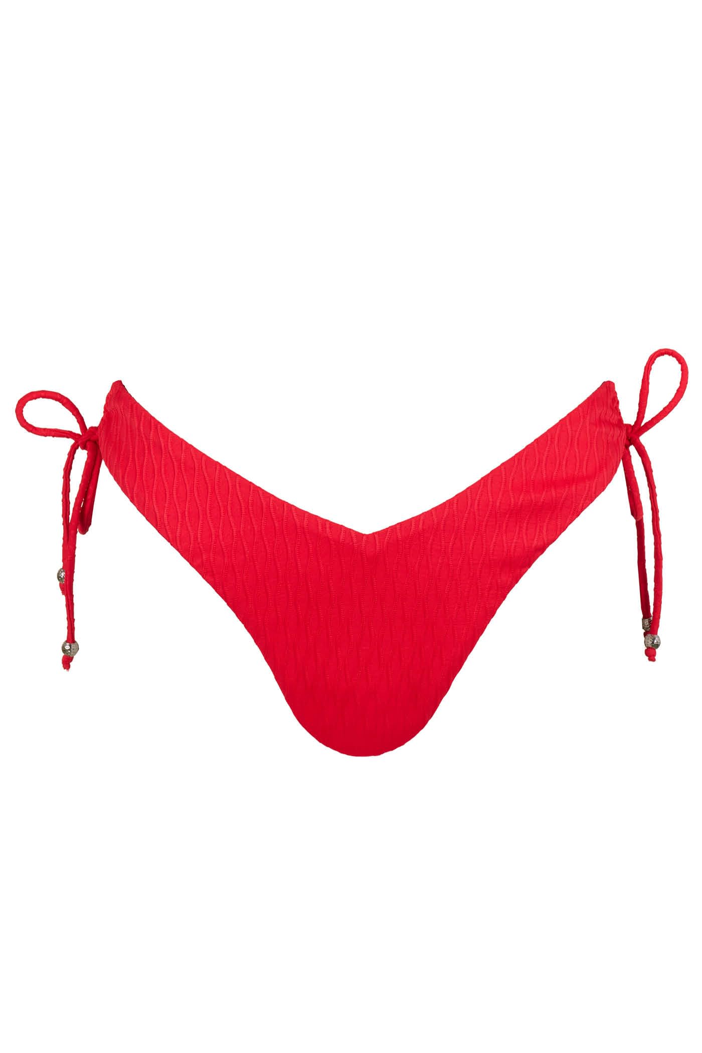 Goldenpoint Waves Slip Bikini Sgambato Jacquard Tinta Unita
