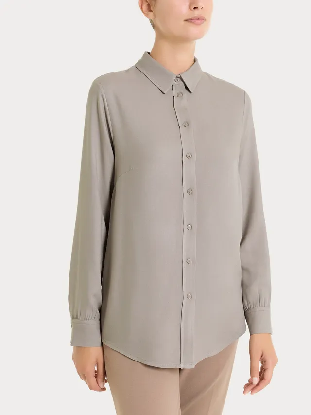 Ragno Winter EcoSeta camicia manica lunga string