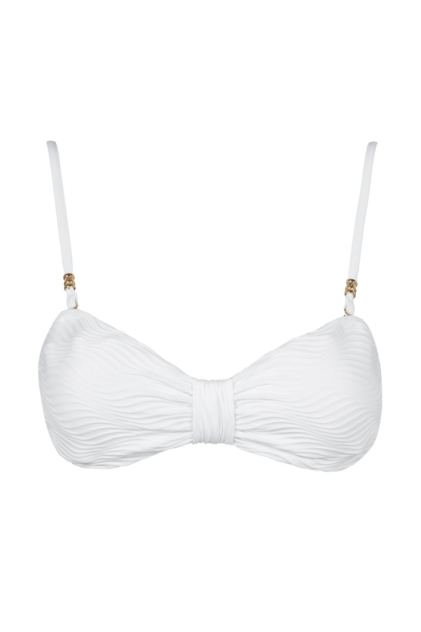 Goldenpoint Cloud top bikini fascia imbottita jacquard