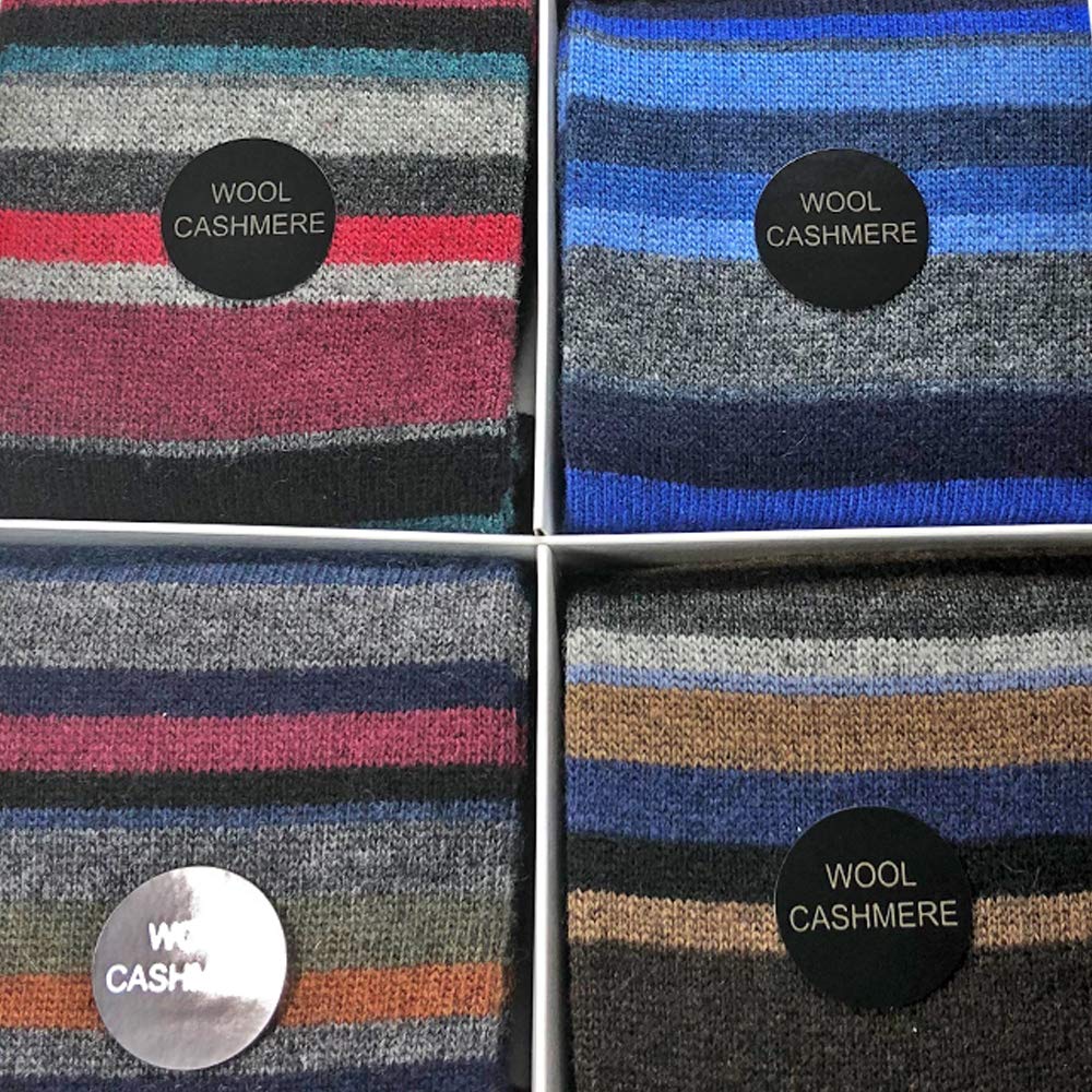Lady C Rigacash calza lunga uomo lana cashmere ginocchio