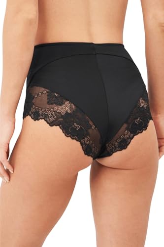 Lady C Guaina Vita Alta Pizzo Slip Modellante Nero pancia piatta