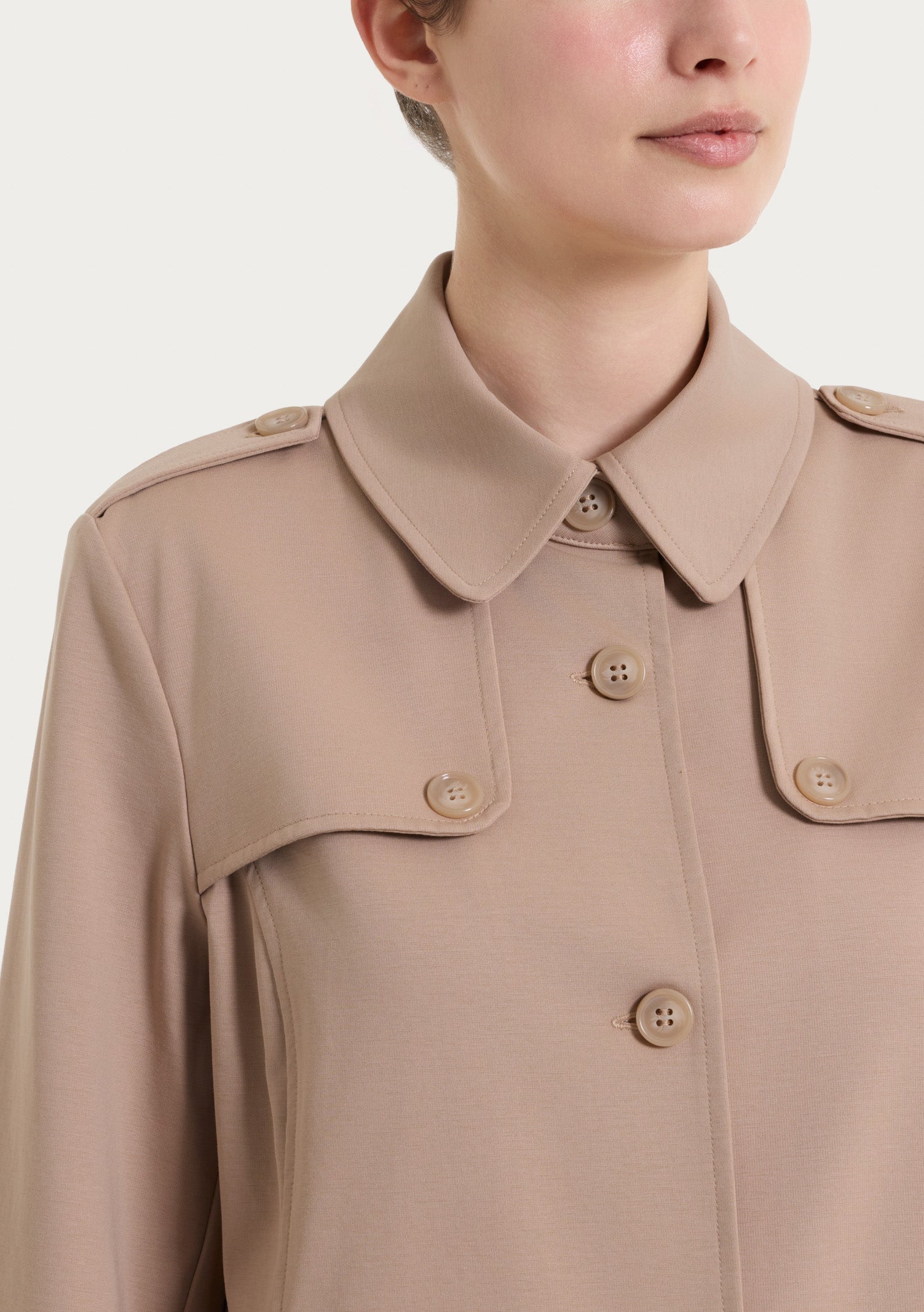 Ragno Compact Light trench lungo Compact Light warm taupe