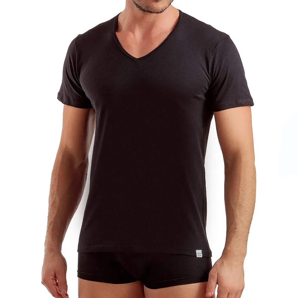 Enrico Coveri T-Shirt Scollo V Cotone 3 Pezzi
