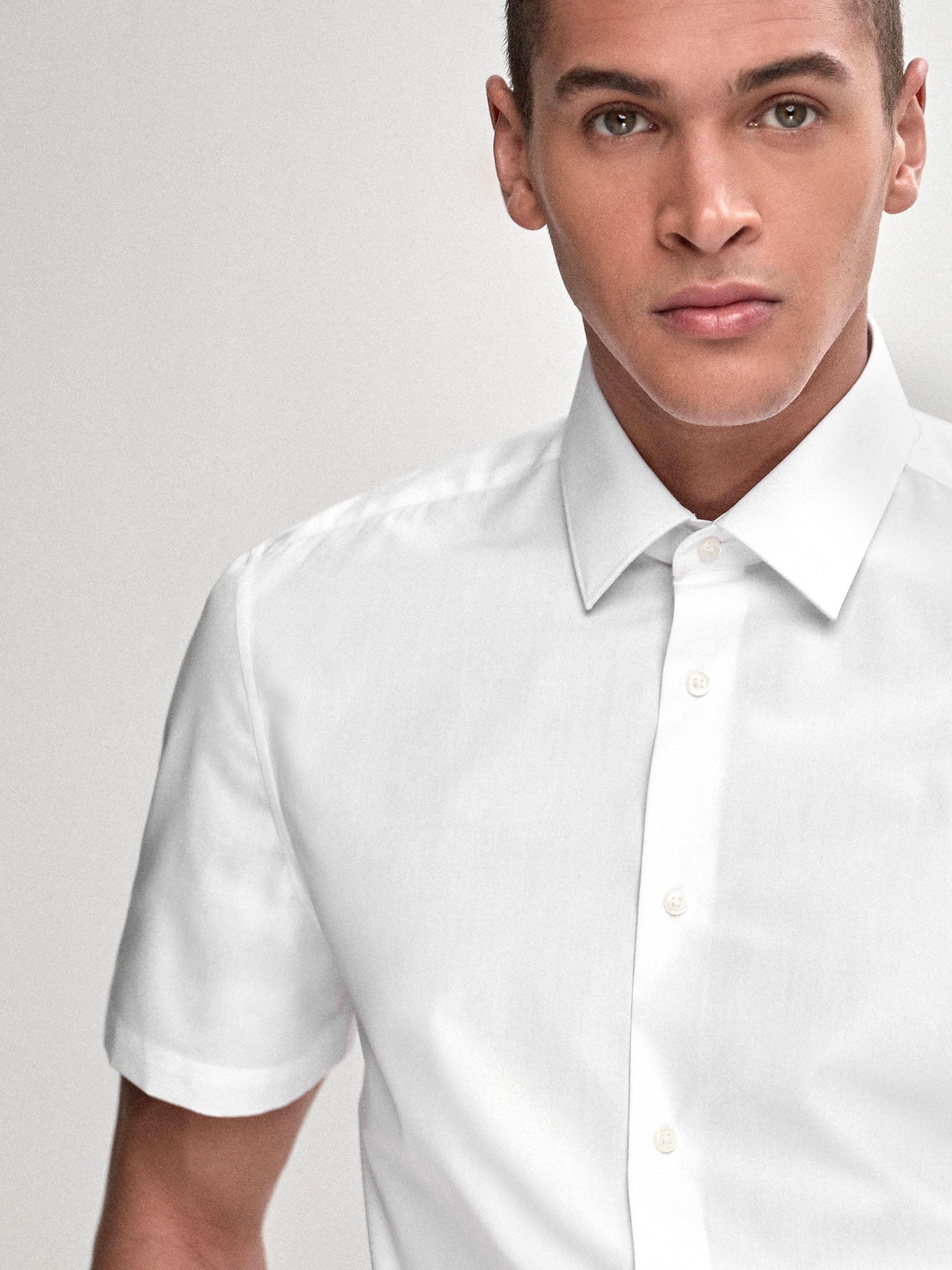Next Camicia Easy-Care Maniche Corte Uomo 3 Pezzi