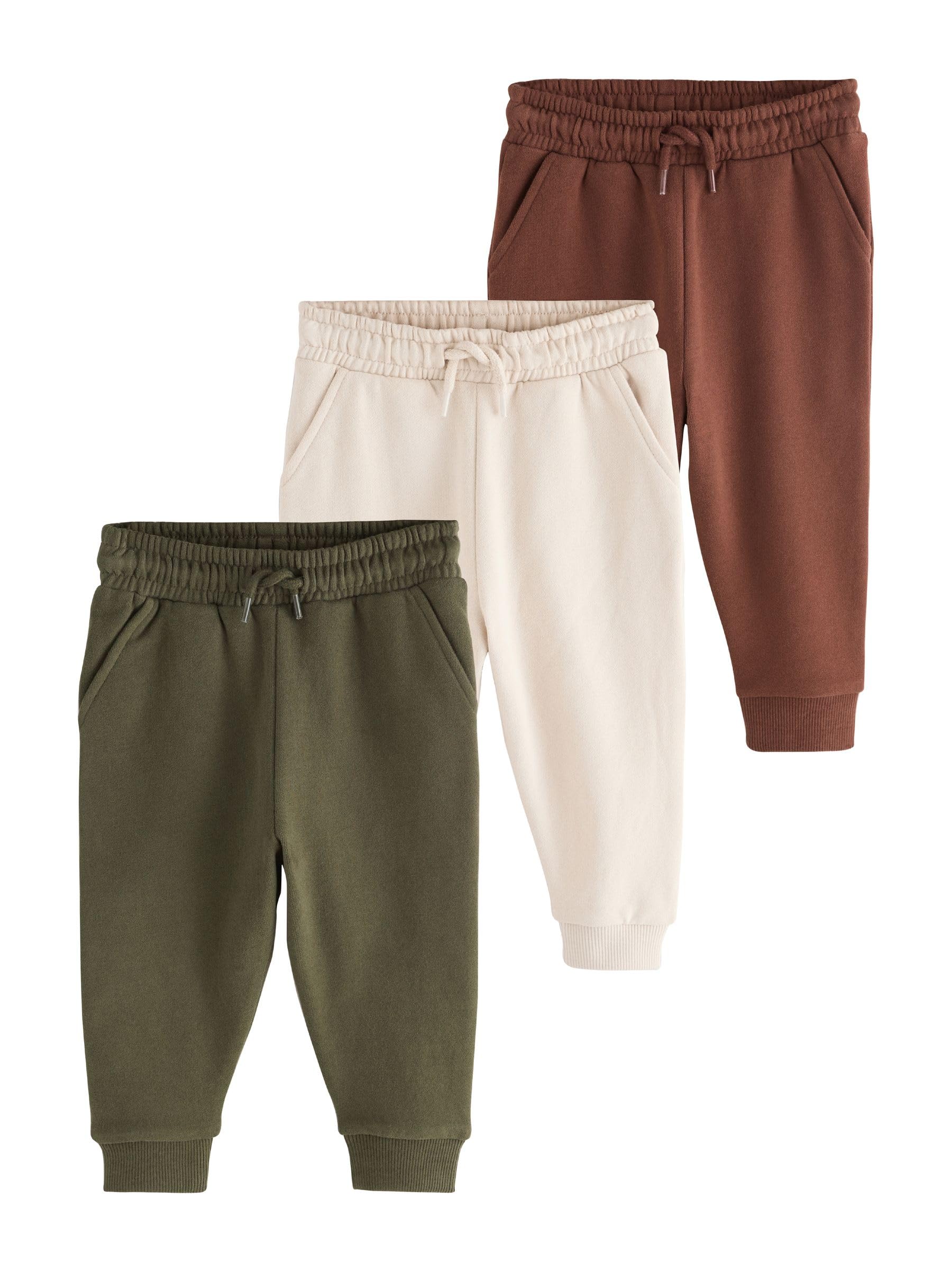 Next Pantaloni Jogging Bimbo 68-74 Confezione da 3 Morbidi