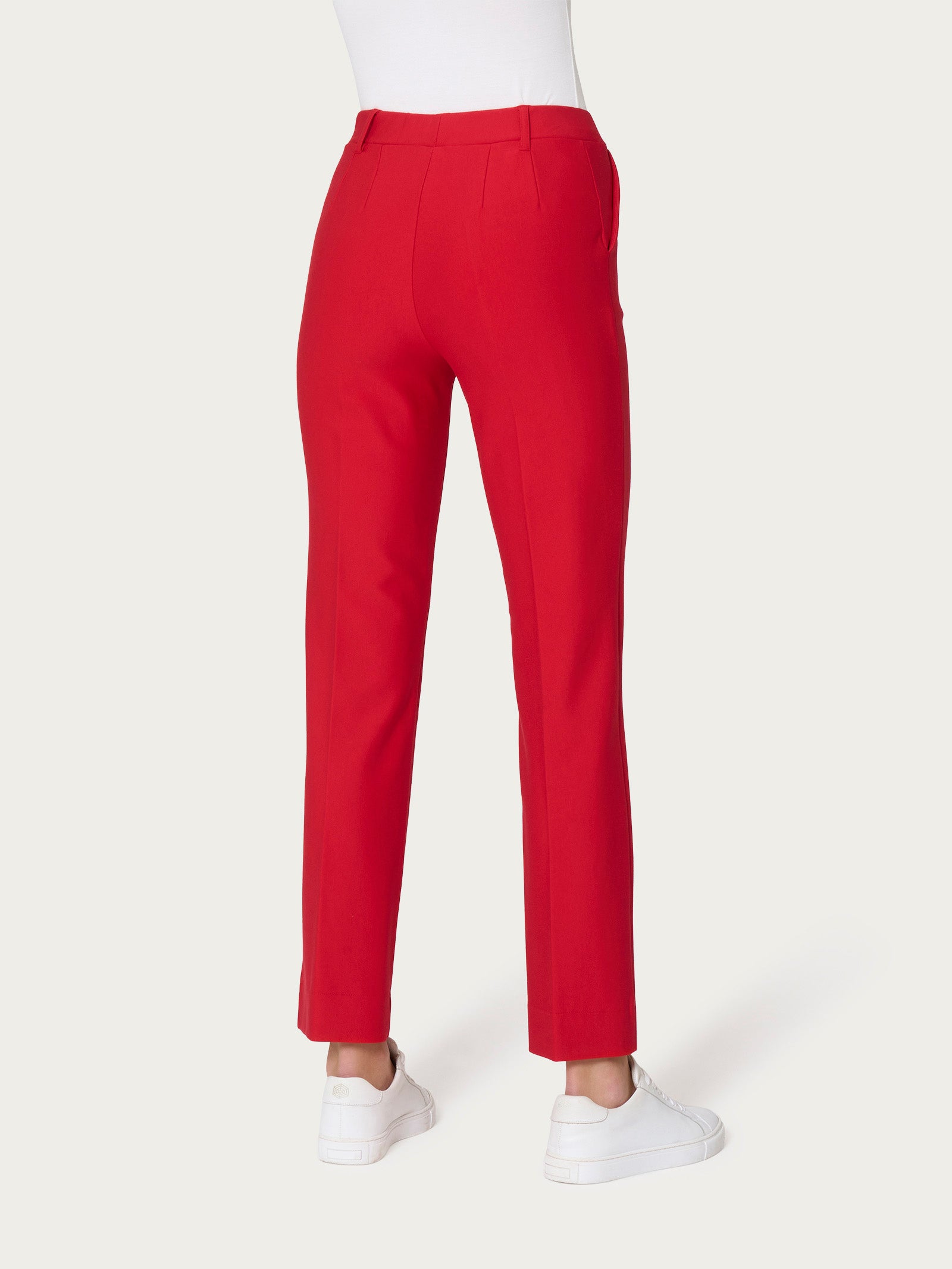 Ragno Compact The Straight Leg pantalone rosso Salsa dritto