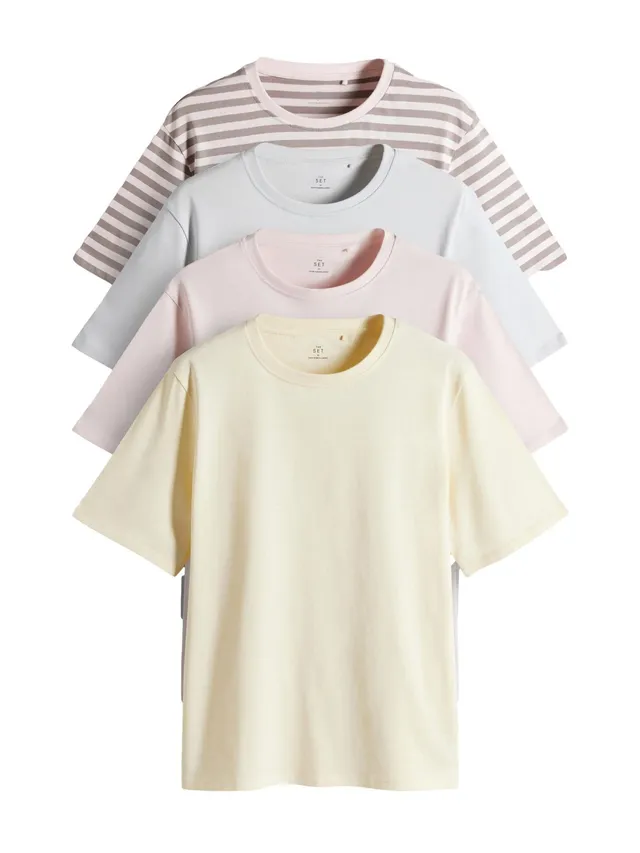 Next The Set T-shirt donna 4 pezzi in cotone vestibilita comoda