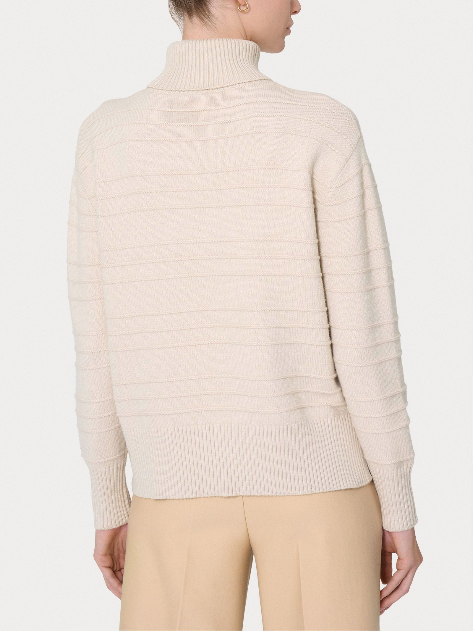 Ragno Four Seasons Dolcevita Maglia Donna Champignon righe