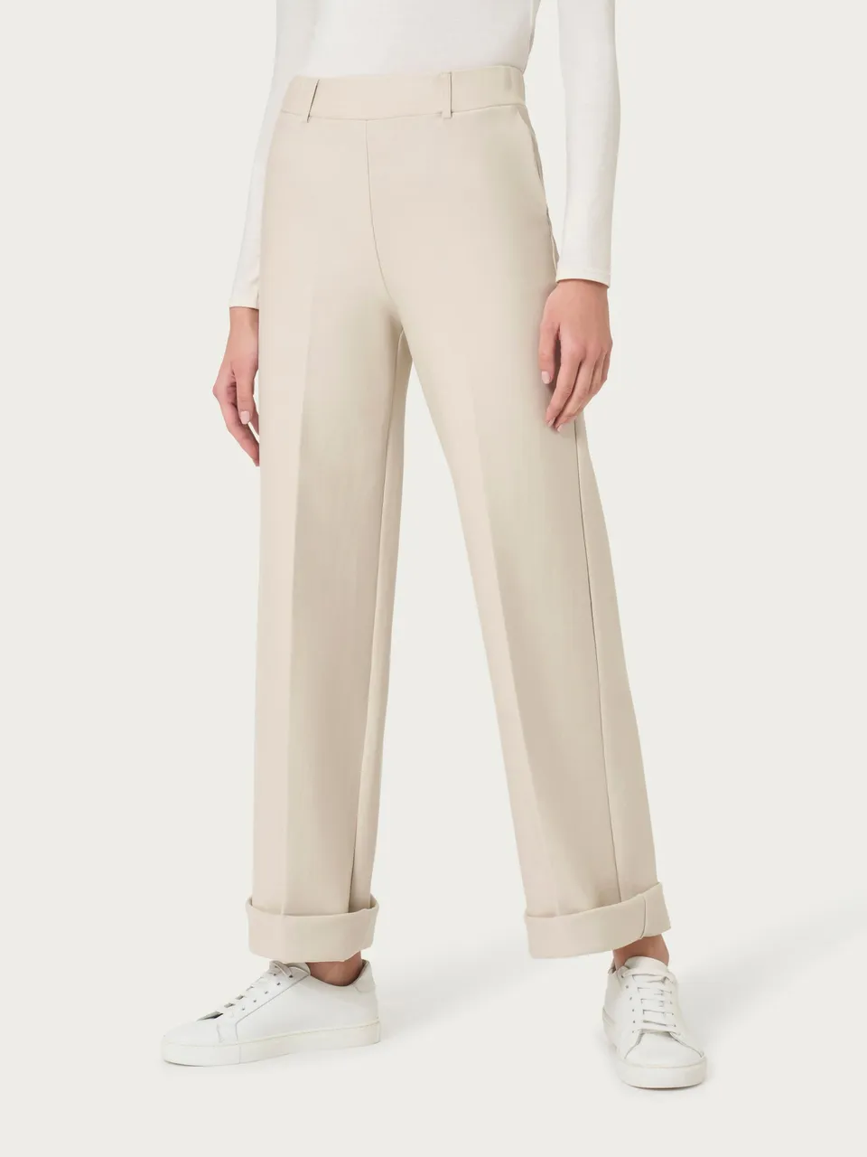 Ragno Compact Light pantalone ampio Champignon tasche