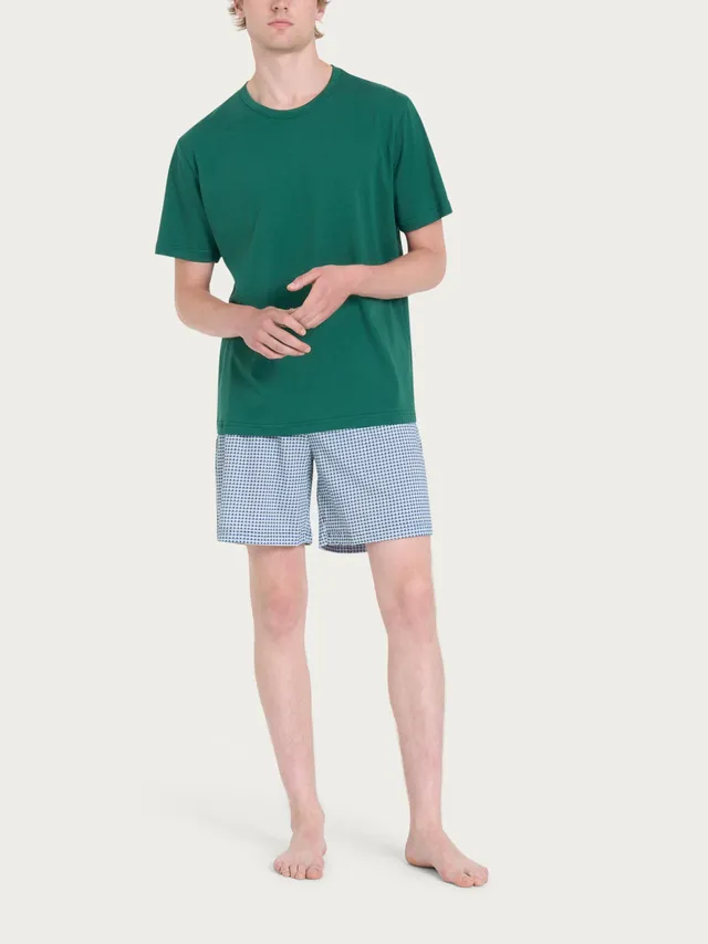 Ragno Jersey Cotone pigiama corto Posy Green