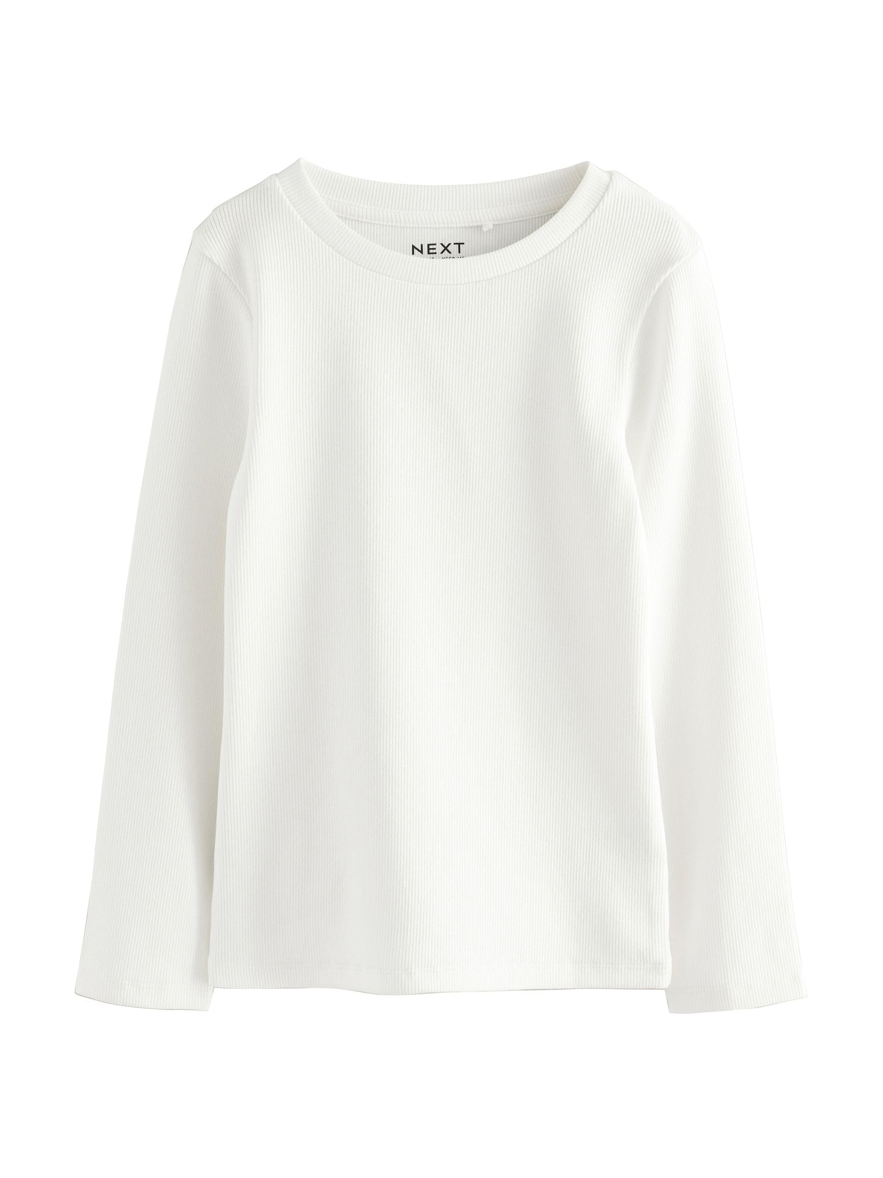 Next T-Shirt Maniche Lunghe Coste Bambina 9 Anni 4 Pezzi
