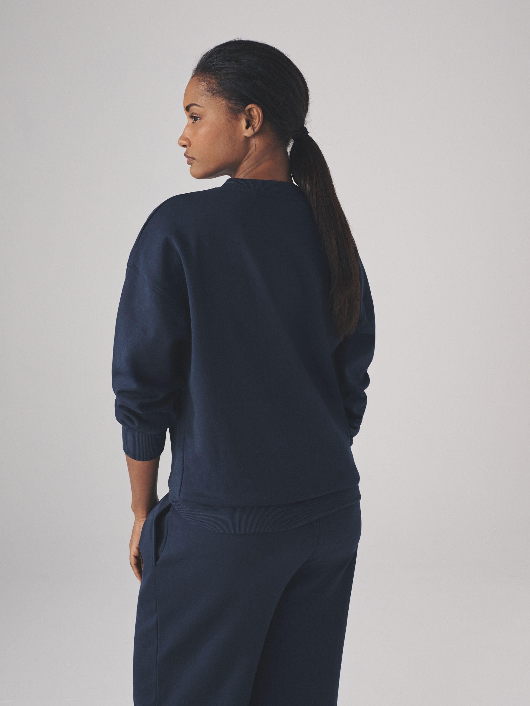 The Set donna felpe scollo a V interlock 2 pz
