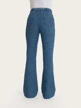 Ragno Super Denim jeans flare tasche denim chiaro delavè