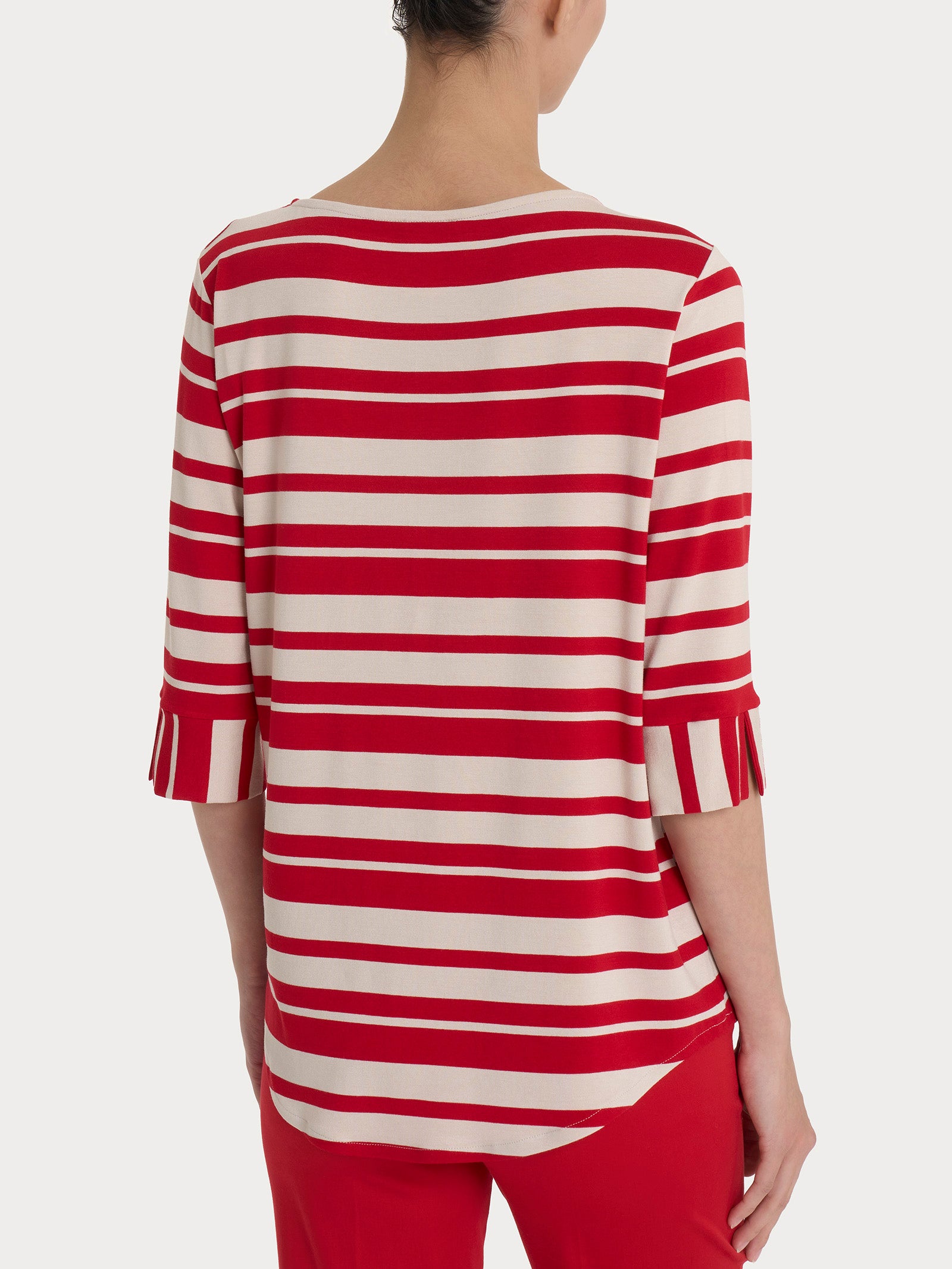 Ragno Viscosa Summer maglietta righe Salsa manica 3/4