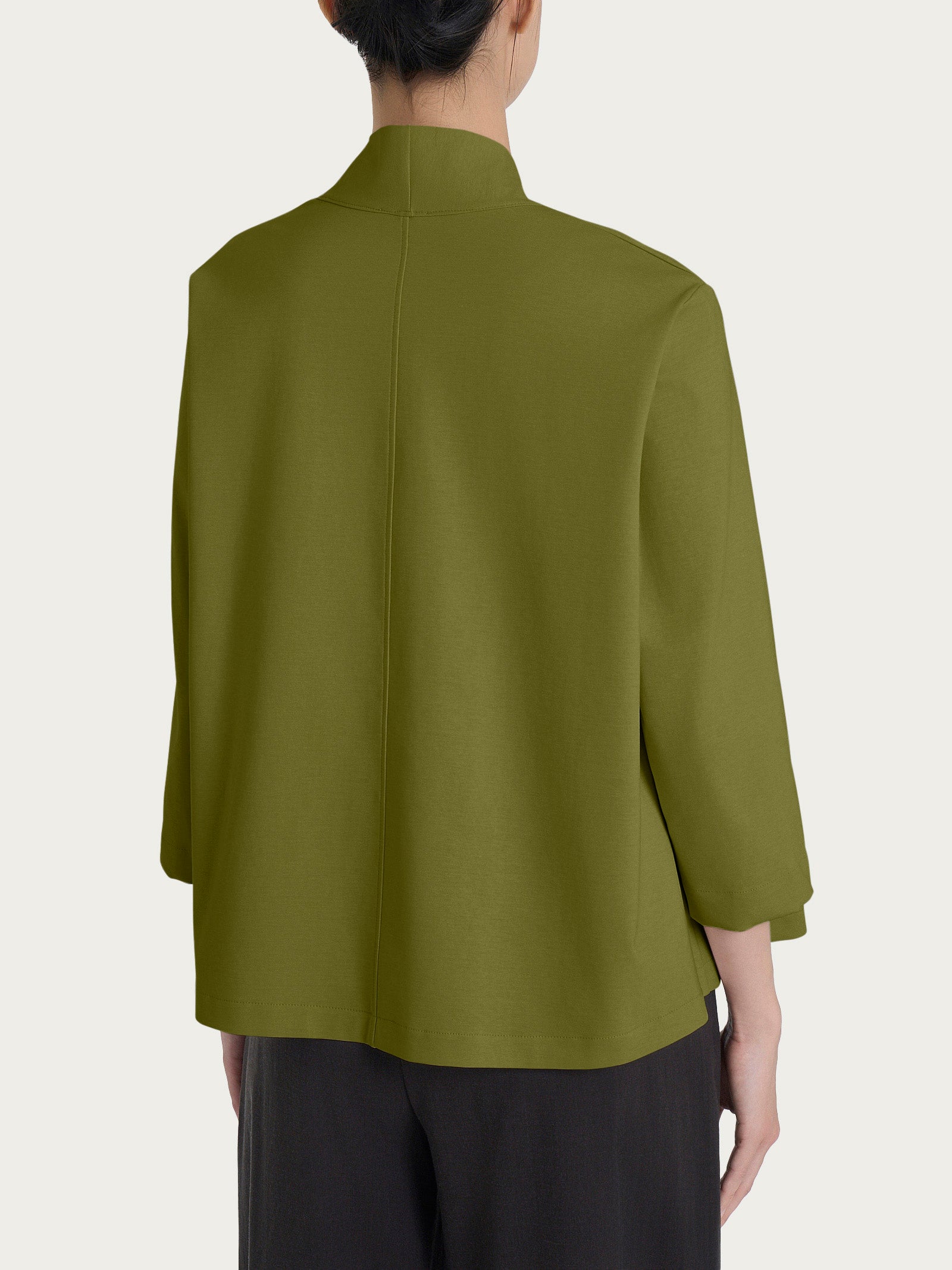 Ragno Compact Light cardigan aperto manica 3/4 Sphagnum