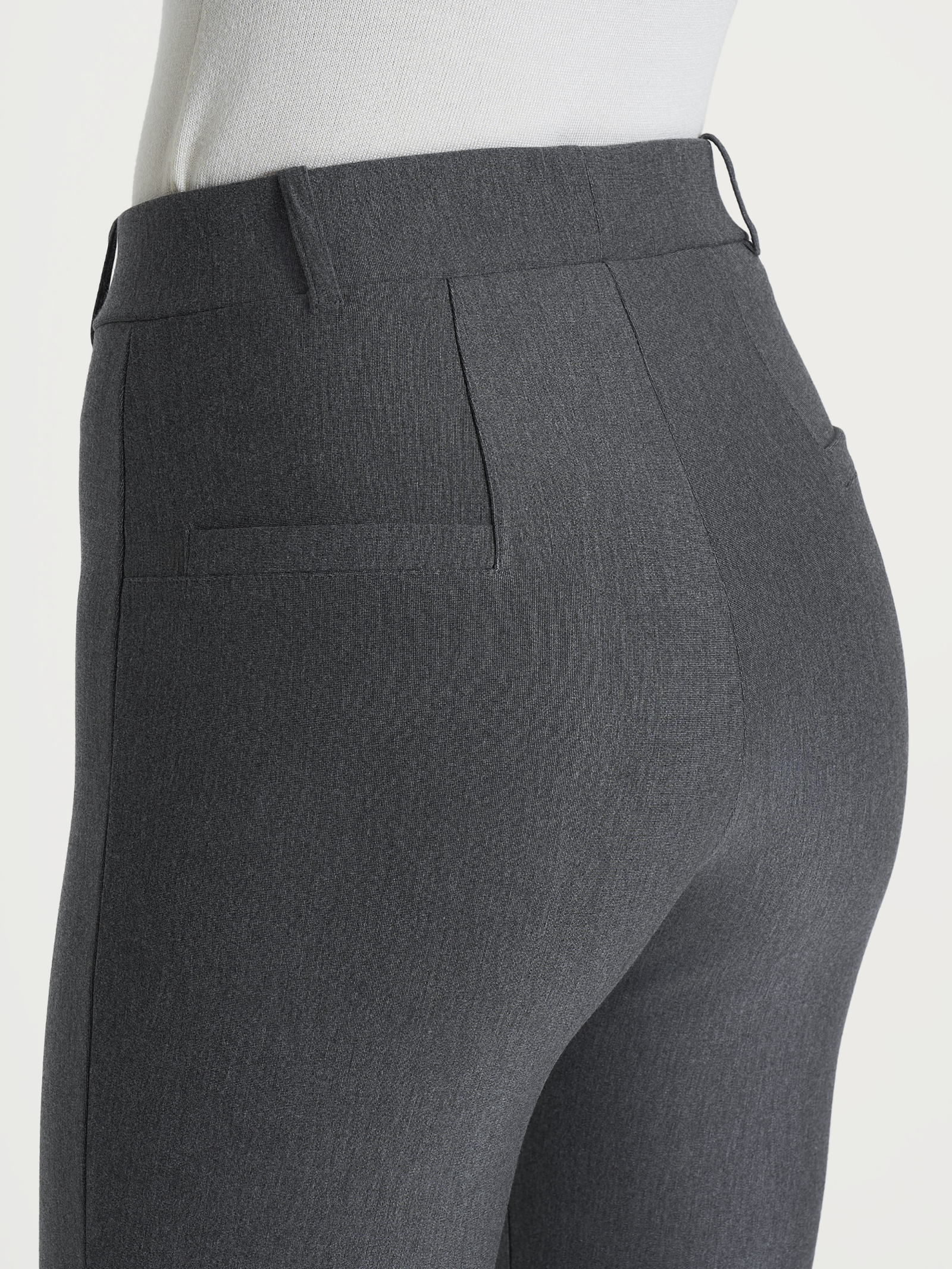 Ragno Compact pantalone slim dritto ardesia melange