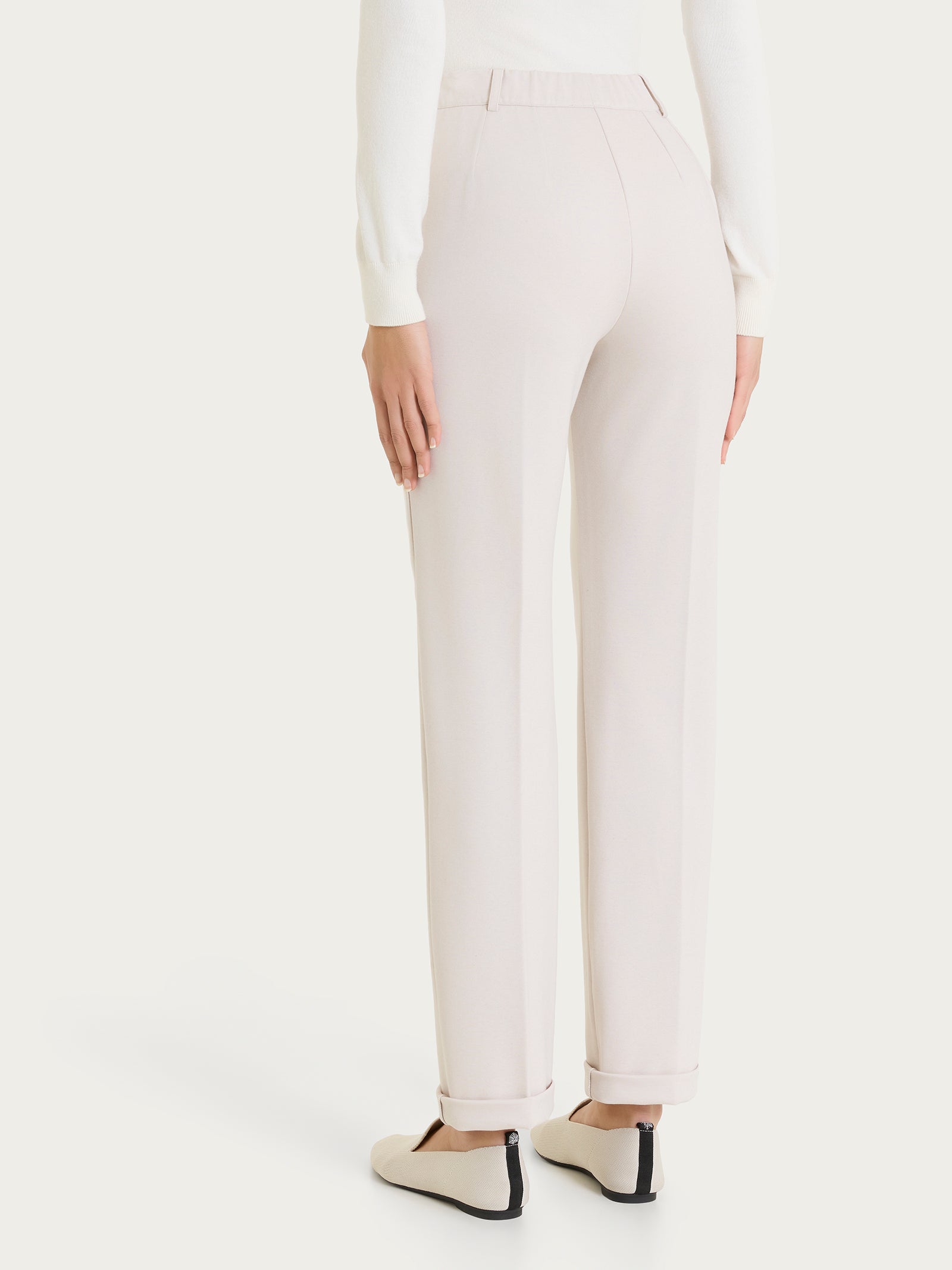 Ragno Gem pantalone dritto Champignon Cashmere Compact