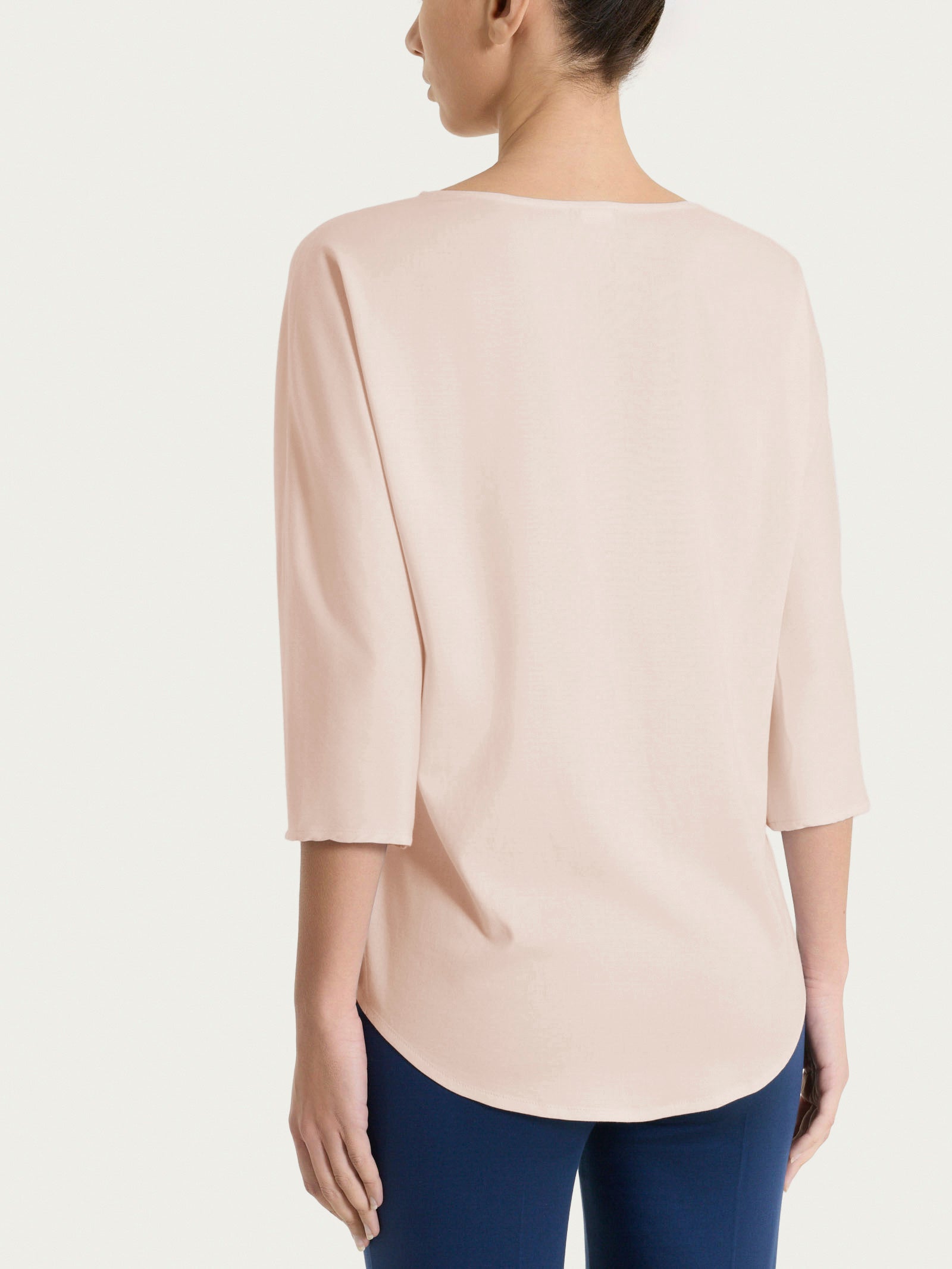 Ragno Viscosa Summer blusa manica 3/4 voile stretch rosa