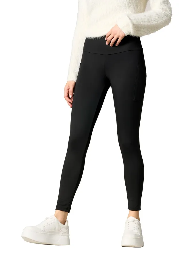 Goldenpoint Leggings Yoga Donna con Tasche Sportivi