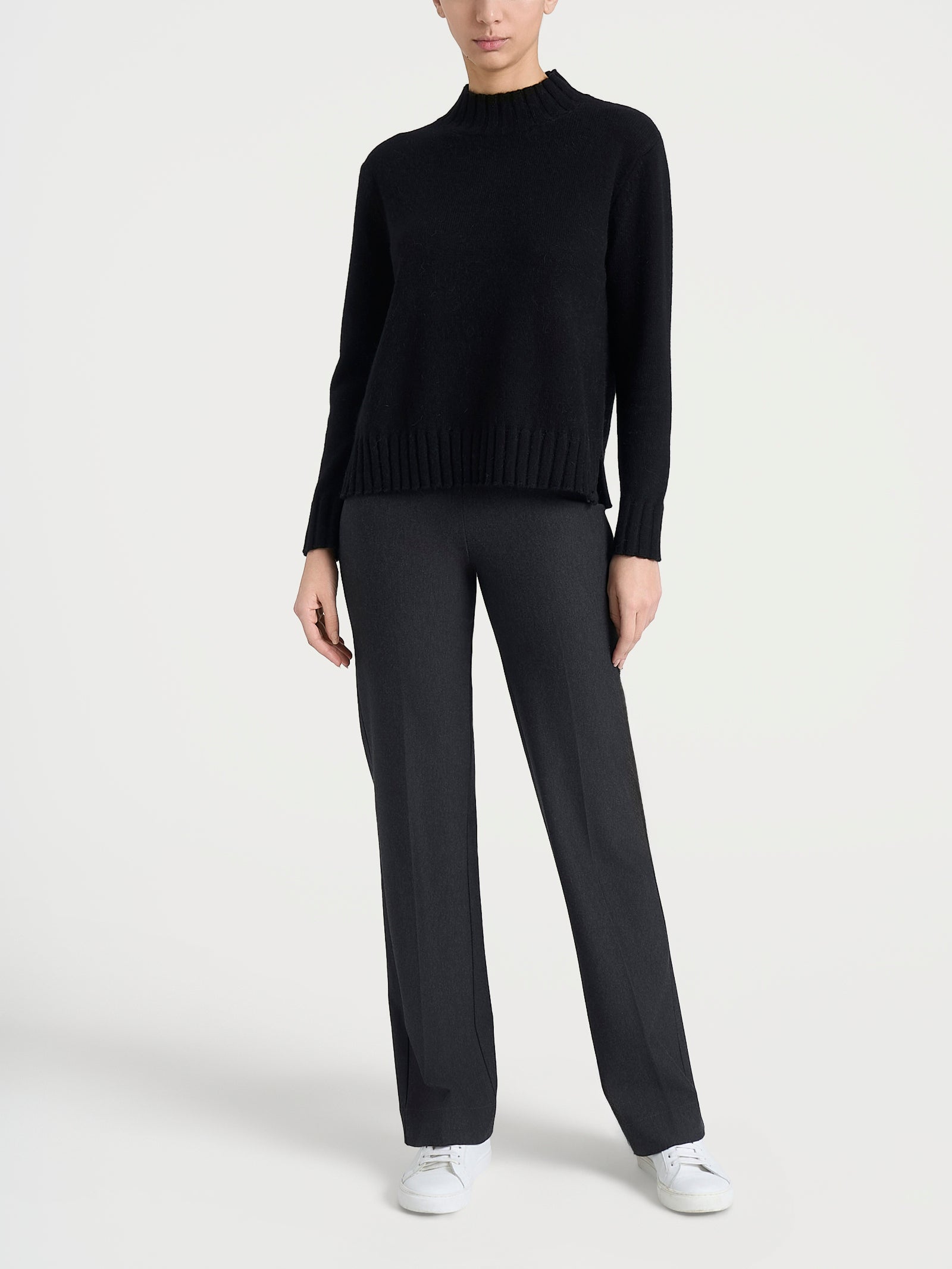 Ragno Natural Soft Lupetto Nero Donna