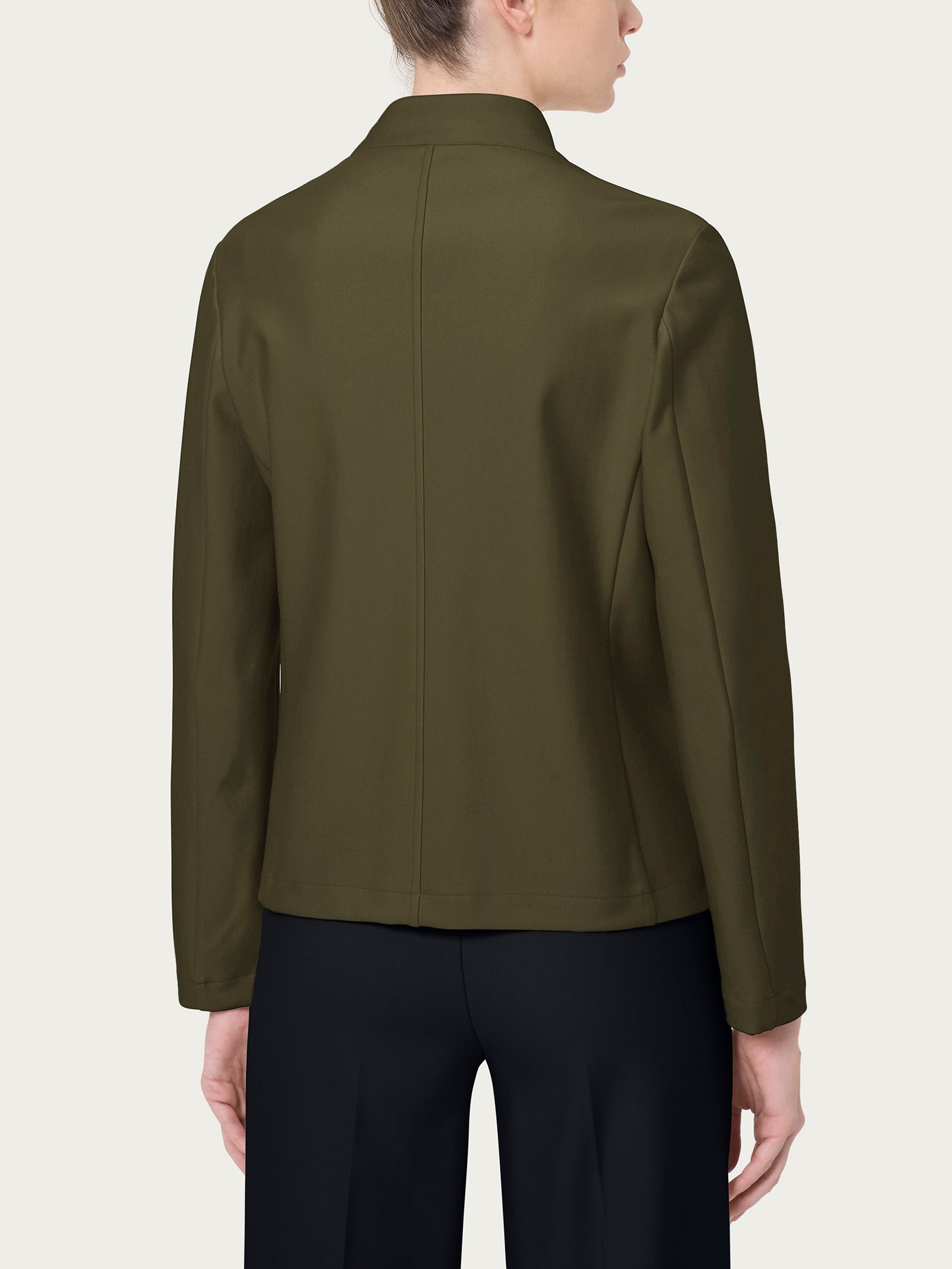 Ragno Compact Blazer Corto Verde Dark Olive