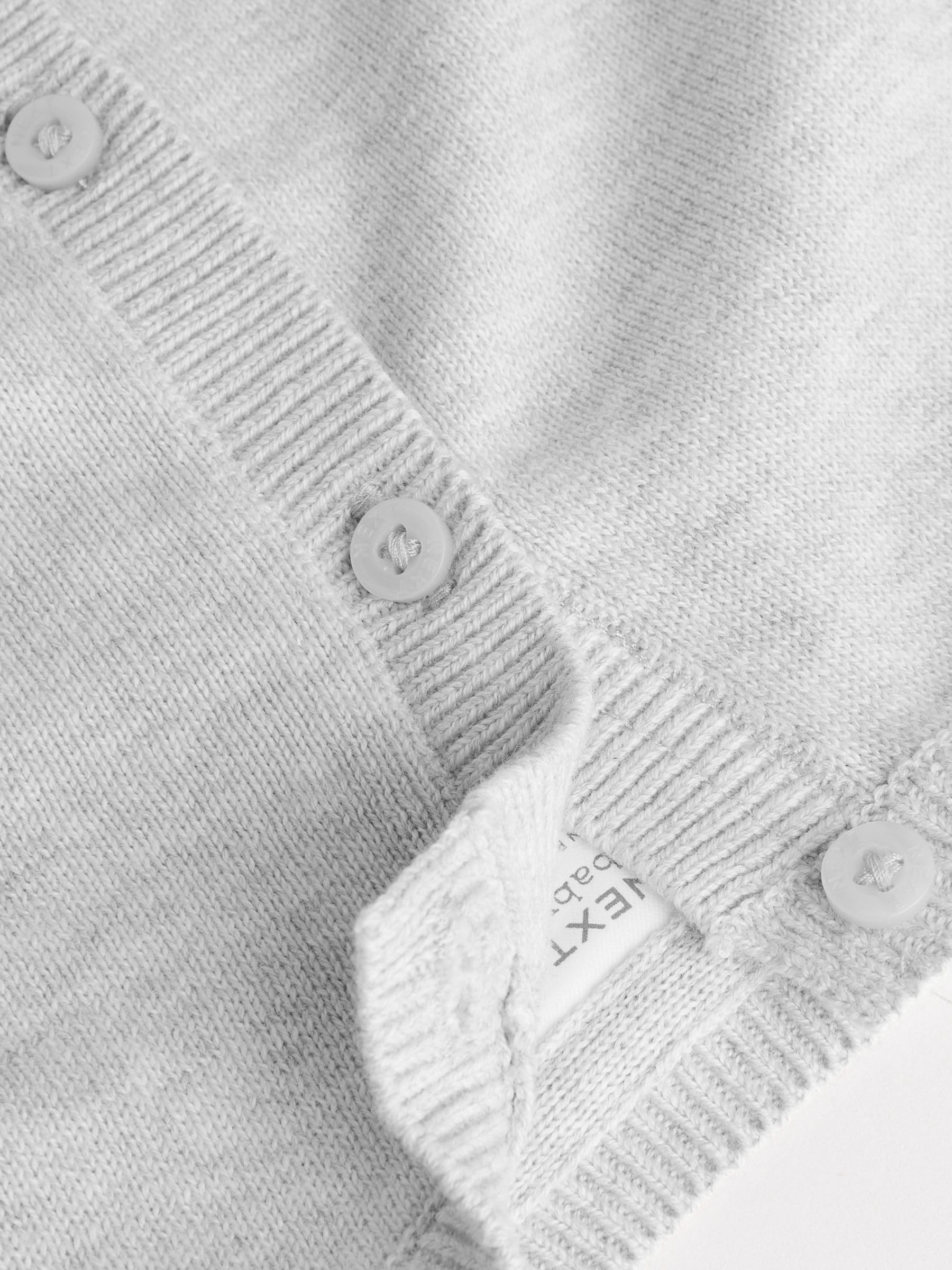 Next cardigan neonato maglia taglia 56 2 pezzi grigio