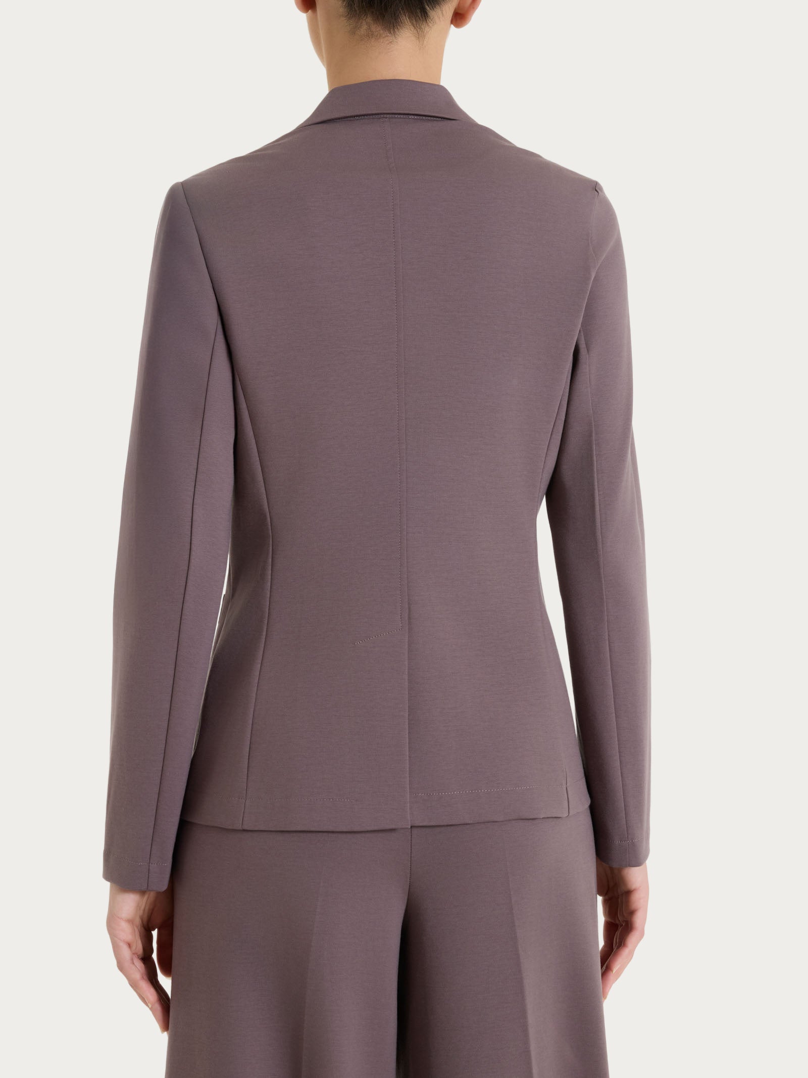 Ragno Compact Light blazer Plum Truffle due bottoni