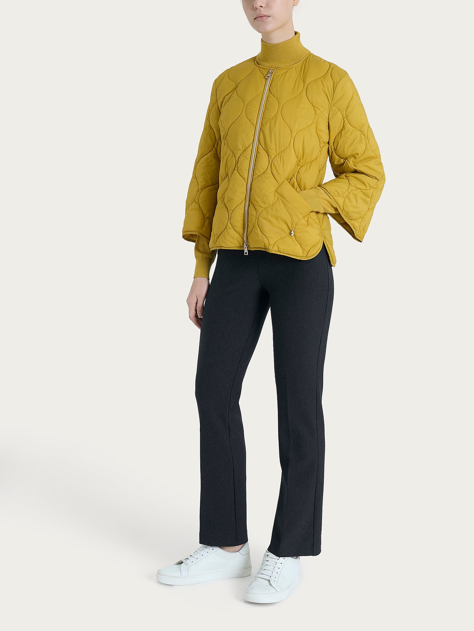 Ragno Onion Quilt Piumino Manica 3/4 Oil Yellow