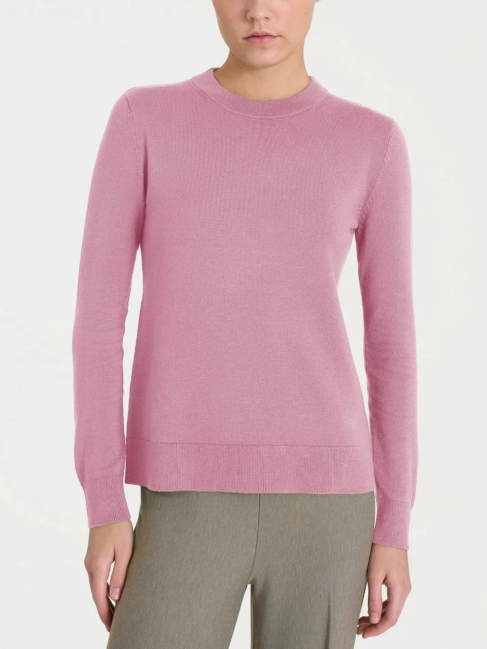 Ragno Four Seasons maglione girocollo donna lilas viscosa