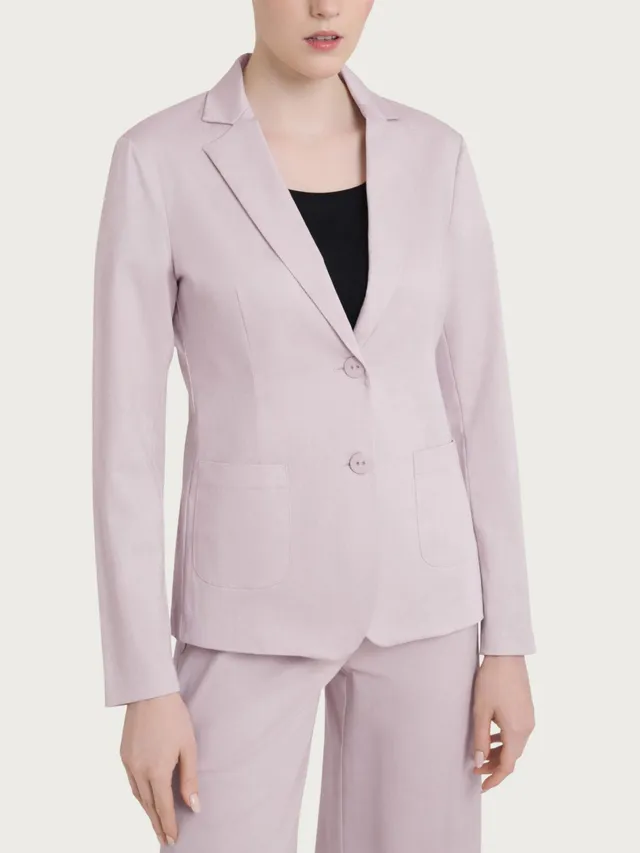 Ragno Satin Power Blazer Donna Sphinx Due Bottoni