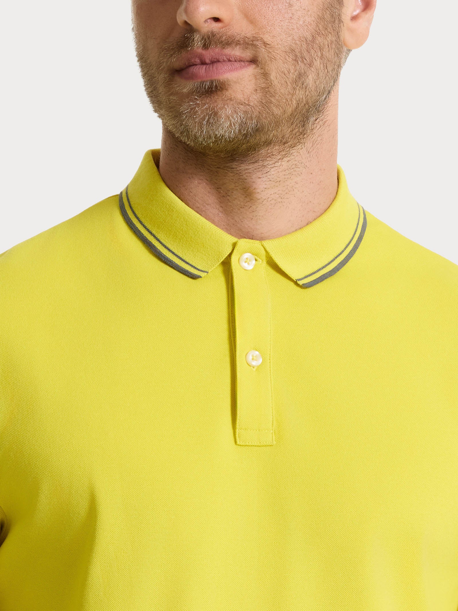 Ragno Sport polo manica corta Fant. Acacia profili contrasto